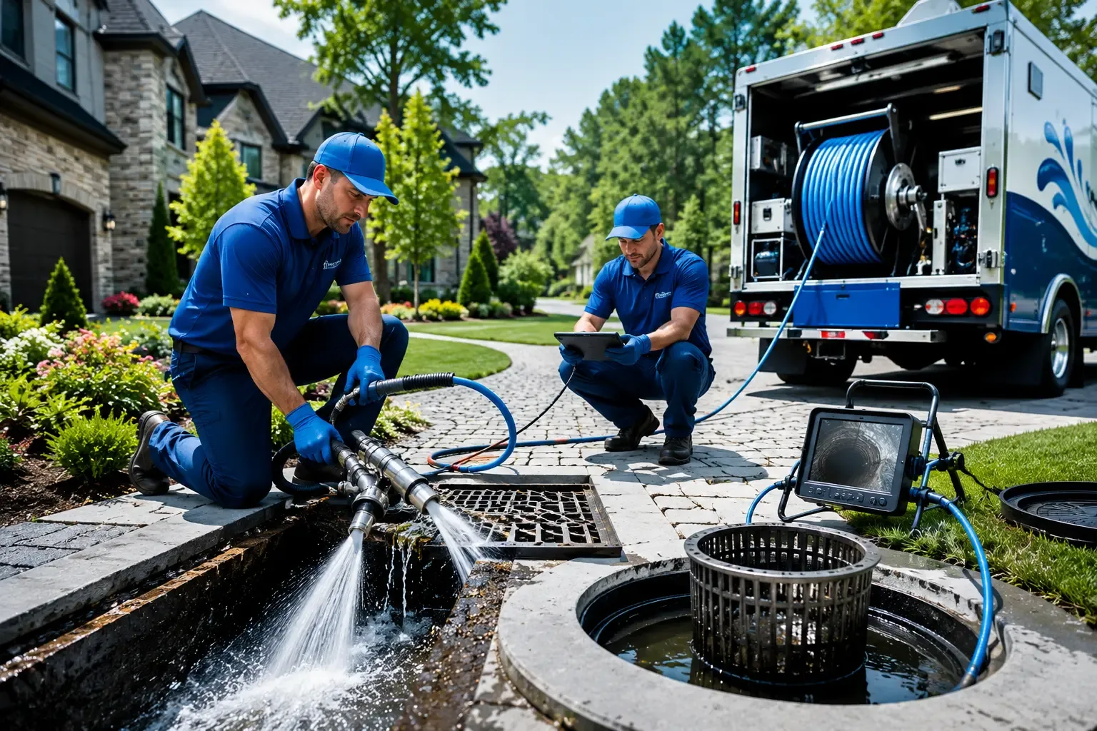Local outdoor drain cleaning professionals in Blandford, MA