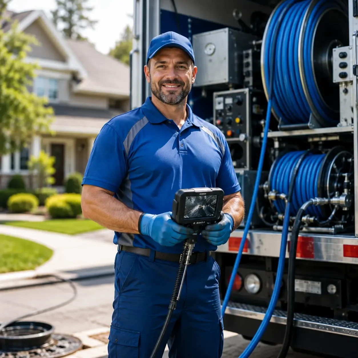 Local outdoor drain cleaning specialists in Blandford, MA